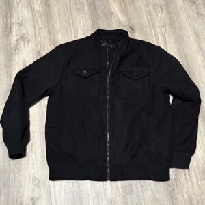 O'NEILL men's XL black wool‎ coat
